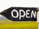 Open Sign Detail