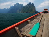 Long-Tail Boat on Cheow Lan Lake