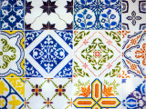 Detail of Antique Portuguese Tiles