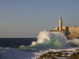 El Morro Castle and Pounding Waves on the Malecon