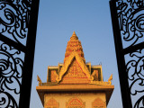 Fine Metal Gates of Wat Ounalom