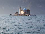 Church on Our-Lady-Of-The-Rock Island in Bay of Kotor