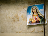 Image of Virgin Mary Hanging in Medical Clinic in Carlos Magno Neighbourhood