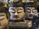 Buddha Head Statues in Usuki