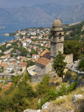 Stari Grad (Old Town)  City and Bay of Kotor from Mt St John
