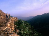 Walking a Path Which Winds Down the Escarpment Below Tow