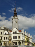 Plague Column and Ratusz (Town Hall) at Rynek (Market Square)