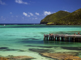 Jetty Jutting Out into Ocean