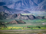 Scenery of Phenpo Valley from Nalendra Monastery Near Lhundrub