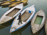 Rowing Boats on Ganges River