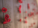 Memorial Wall for Australian Soldiers Who Died in the Second World War