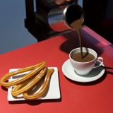 Chocolate Con Churros at the San Miguel Market