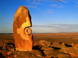 Bajo El Sol Jaguar' Sculpture on Sundown Hill  Living Desert Reserve
