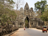 Victory Gate  One of Five Monumental 20M Gates in the Fortified City of Angkor Thom