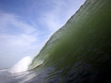 Unridden Wave at Popular Surfing Beach Playa Aserradores