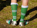 Football Boots with Legs in Them