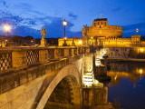 Sant'Angelo Castle and Pont Sant'Angelo over Tiber River