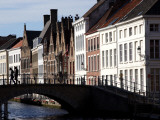 Small Bridge over Canal in Old Town