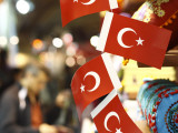 Turkish Flags at Market in the Grand Bazaar
