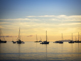 Boats in Airlie Bay at Dawn