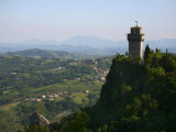 Rocca Montale Castle Built on Titan Mountain of Medieval San Marino