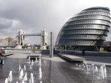 City Hall with Tower Bridge in Background