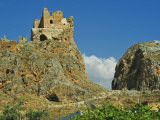 Remains of an Old Fortification Overlooking an Outskirts Dwelling