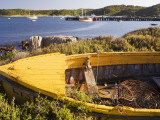 Old Boat on Shore of Currie Harbour