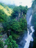 Rio Verde Falls into the Rio Pastaza - Rio Verde  Maca