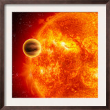 Gas-Giant Exoplanet Transiting Across the Face of Its Star