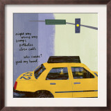 Taxi at Yellow Light