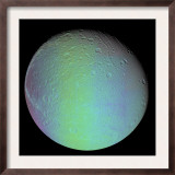 False Color View of Saturn's Moon Dione
