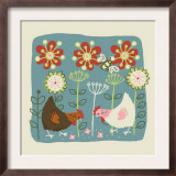 Brown and White Hens
