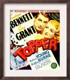 Topper  Cary Grant  Constance Bennett on Window Card  1937