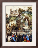 Lourdes  France  Pilgrims at the Shrine of Our Lady of Lourdes  1890s