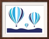 Blue Hot Air Balloon