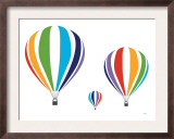 Rainbow Hot Air Balloons