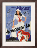Honolulu Lu  Lupe Velez on Swedish Poster Art  1941