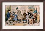 Hand-Colored Engraving from 'La Mode Illustre'  Paris  1876