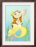 Mermaid Listening to Shell