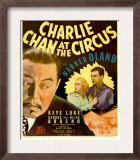 Charlie Chan at the Circus  Warner Oland  Shirley Deane  John Mcguire on Window Card  1936