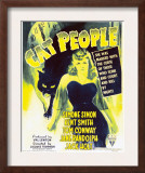 Cat People  Simone Simon on Window Card  1942