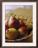 Basket with Pears