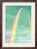 Rainbow in Bright Sky