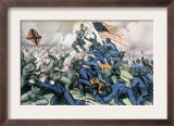 Gallant Charge of 54th Massachusetts Regiment at the Battle of Fort Wagner  South Carolina  1863