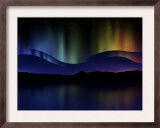 Abstract Illustration of the Northern Lights