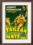 Tarzan and His Mate  Johnny Weissmuller  Maureen O'sullivan  1934
