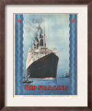 Red Star Lines  Cruise Ships  Ocean Liners  USA  1930