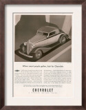 Chevrolet  Magazine Advertisement  USA  1933
