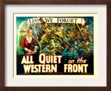 All Quiet on the Western Front  Poster Art  1930